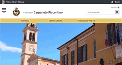 Desktop Screenshot of comune.carpaneto.pc.it