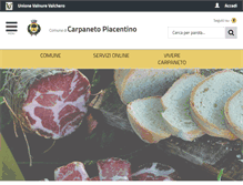 Tablet Screenshot of comune.carpaneto.pc.it